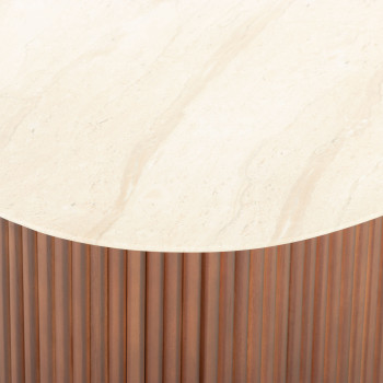 Azlea Outdoor Coffee Table - W120, Walnut Brown