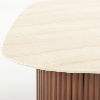 Azlea Outdoor Coffee Table - W120, Walnut Brown