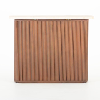 Azlea Outdoor Console Table - W100, Walnut Brown
