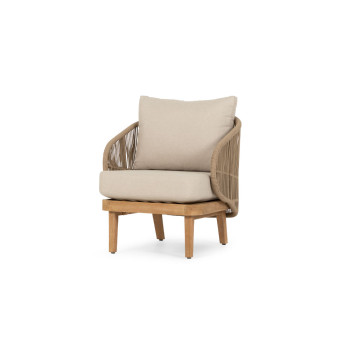 Aegina Outdoor 1 Seater, Oatmeal