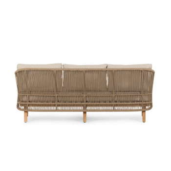 Aegina Outdoor 3 Seater, Oatmeal