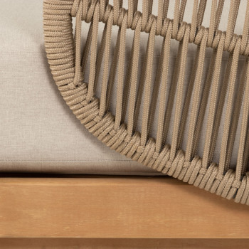 Aegina Outdoor 3 Seater, Oatmeal