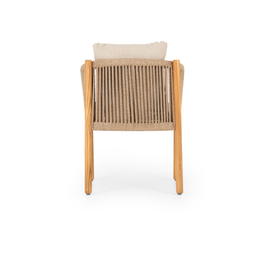 Cuba Outdoor Dining Chair, Natural