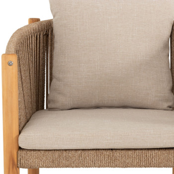 Cuba Outdoor Dining Chair, Natural