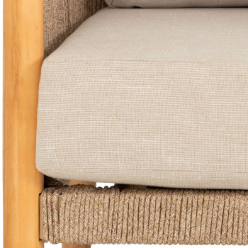 Cuba Outdoor One Seater, Natural