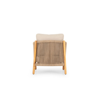 Cuba Outdoor One Seater, Natural