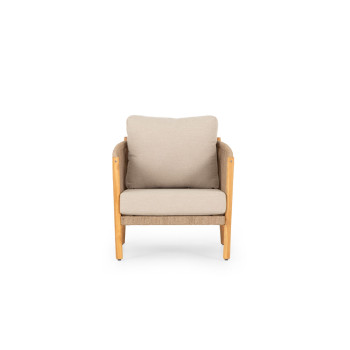 Cuba Outdoor One Seater, Natural