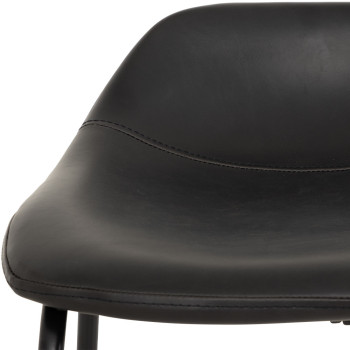 Vintage Tractor Seat Barstool, Black