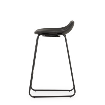 Vintage Tractor Seat Barstool, Black