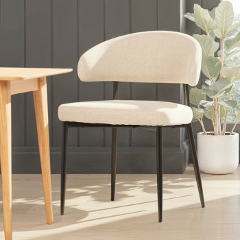 Whitly Dining Chair, Beige