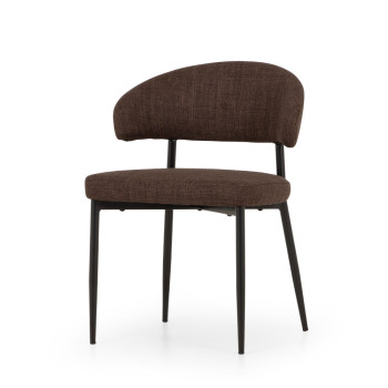 Whitly Dining Chair, Dark Brown