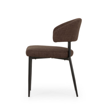 Whitly Dining Chair, Dark Brown