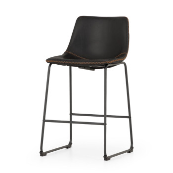 Vintage Barstool, Black
