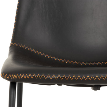 Vintage Barstool, Black