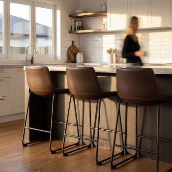 Vintage Barstool, Espresso