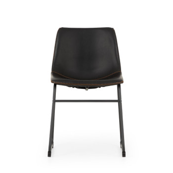 Vintage Dining Chair, Black