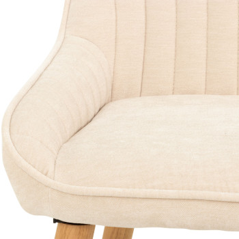 Parker Dining Chair With Oak Wood, Natural