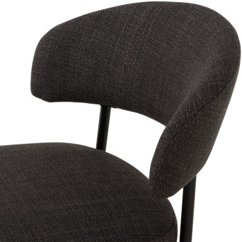 Whitly Barstool, Charcoal