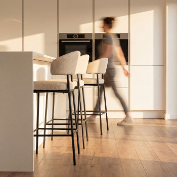 Whitly Barstool, Beige