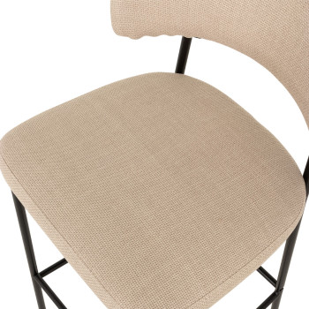 Whitly Barstool, Beige