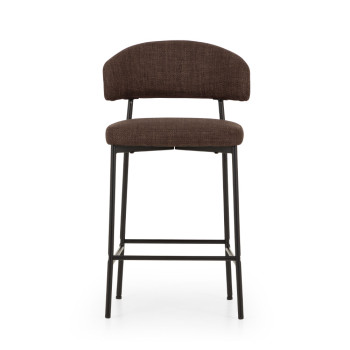 Whitly Barstool, Dark Brown
