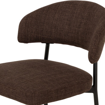 Whitly Barstool, Dark Brown