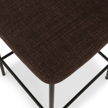 Whitly Barstool, Dark Brown