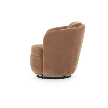 Hamner Swivel Chair, Chocolate
