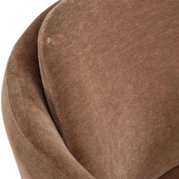 Hamner Swivel Chair, Chocolate