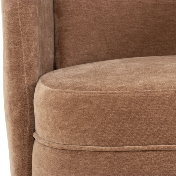 Hamner Swivel Chair, Chocolate