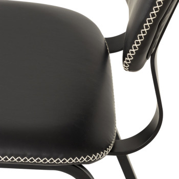 Vintage School Chair, Black