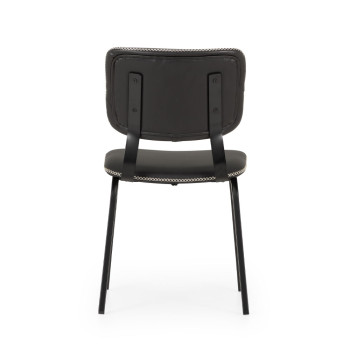 Vintage School Chair, Black