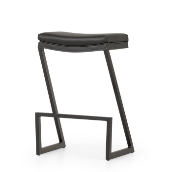 Vintage Z Barstool, Black