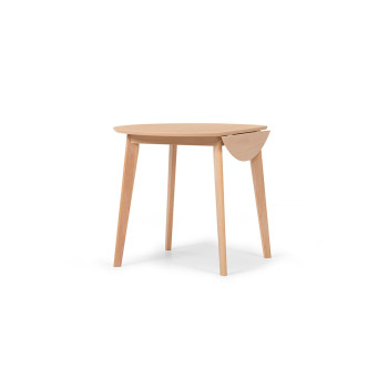 Veno Drop Leaf Round Dining Table - W60/90