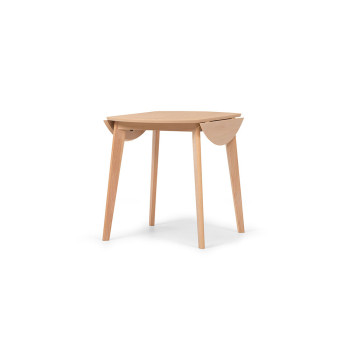 Veno Drop Leaf Round Dining Table - W60/90