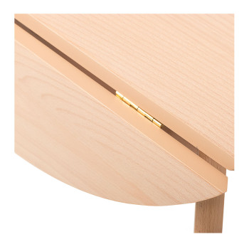 Veno Drop Leaf Round Dining Table - W60/90