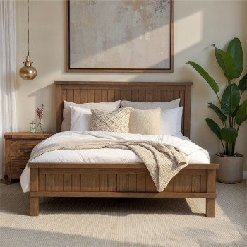 Industrial Queen Bed Frame