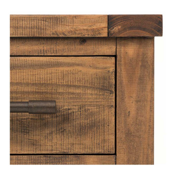 Industrial 2 Drawer Bedside