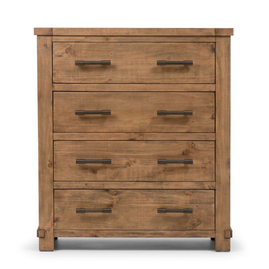 Industrial 4 Drawer Tallboy