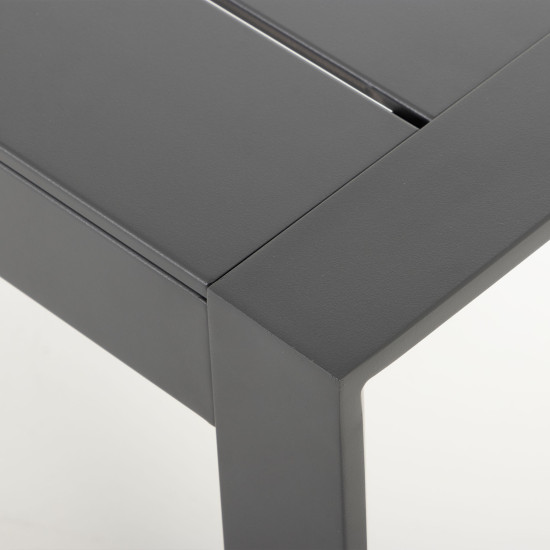 Antoni Outdoor Bench - W150, Gunmetal