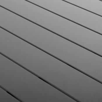 Antoni Outdoor Dining Table - W170, Gunmetal