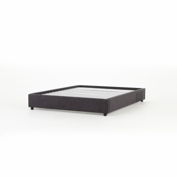 Elise Queen Bed Base, Charcoal