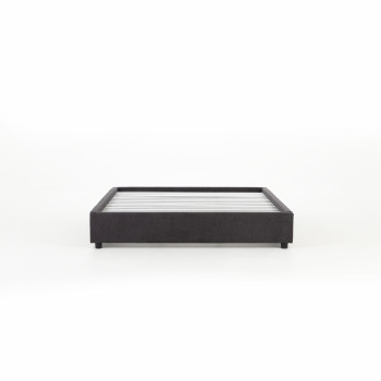 Elise Queen Bed Base, Charcoal