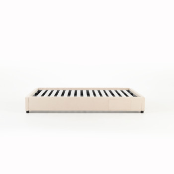 Elise Double Bed Base, Taupe