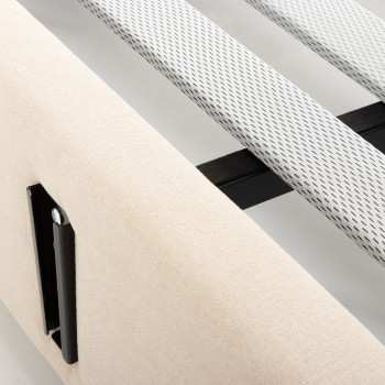 Elise Queen Bed Base, Taupe