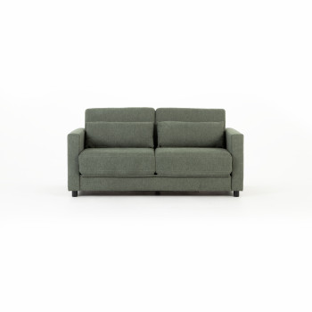 Sofa size guide for NZ living rooms - Dawson Sofa Bed, Green