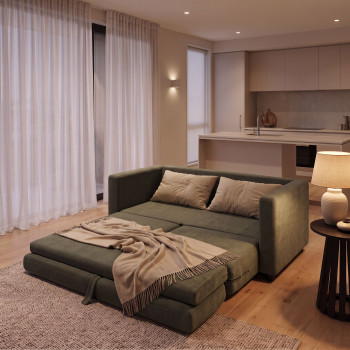 Dawson Sofa Bed, Green