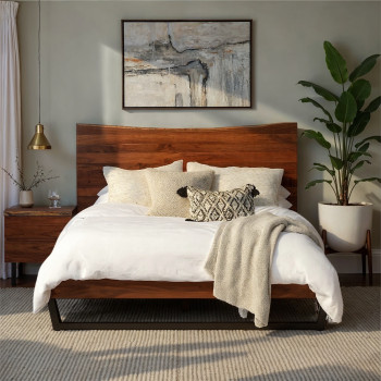 Tipaz Queen Bed Frame Live Edge
