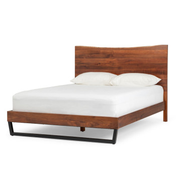 Tipaz King Bed Frame Live Edge
