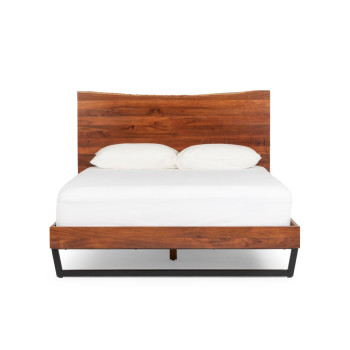 Tipaz King Bed Frame Live Edge